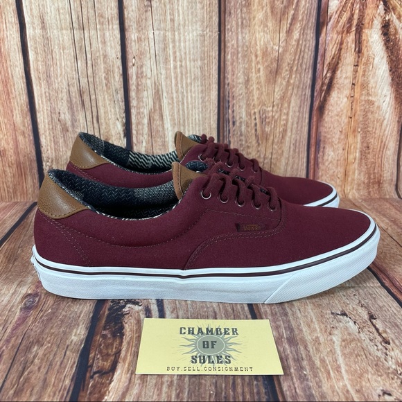 maroon era vans